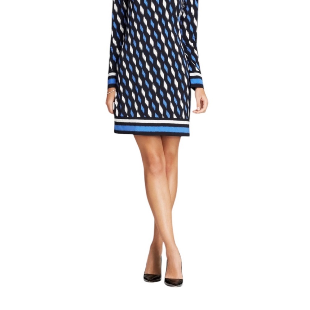 🔥 Host Pick 🔥 NWT Michael Kors Amalfi dress geometric print size medium petite - Picture 6 of 13